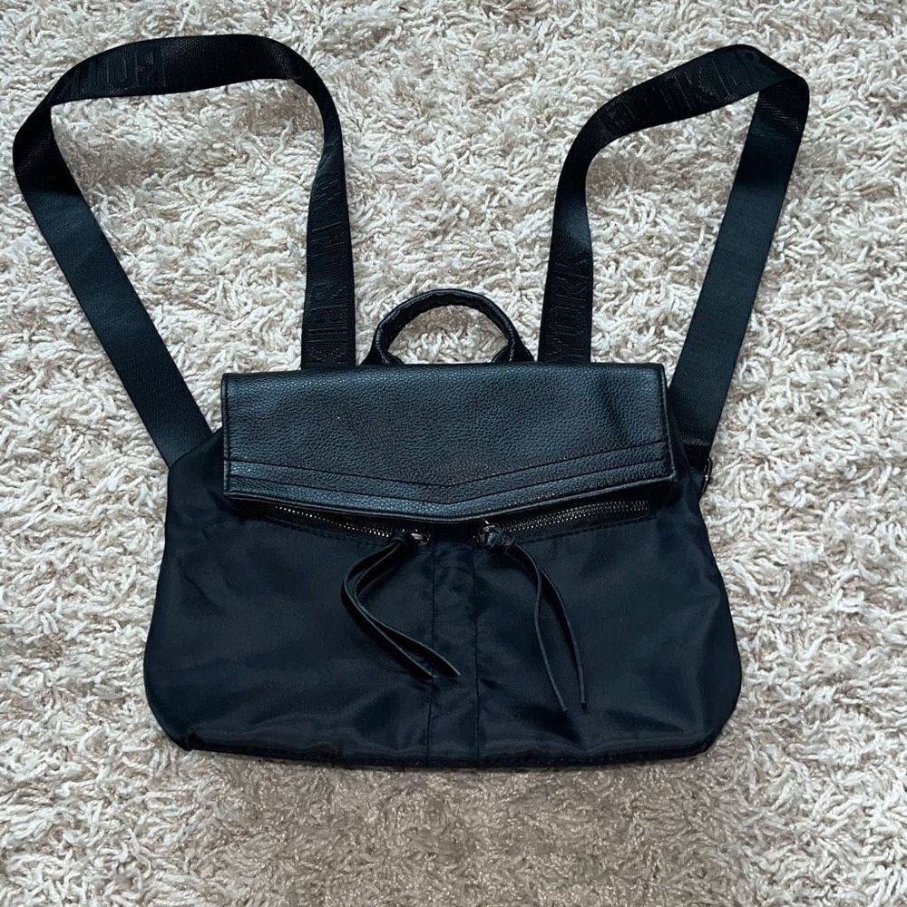 Botkier Trigger Backpack Black Mini Multifunctional Handbag Purse